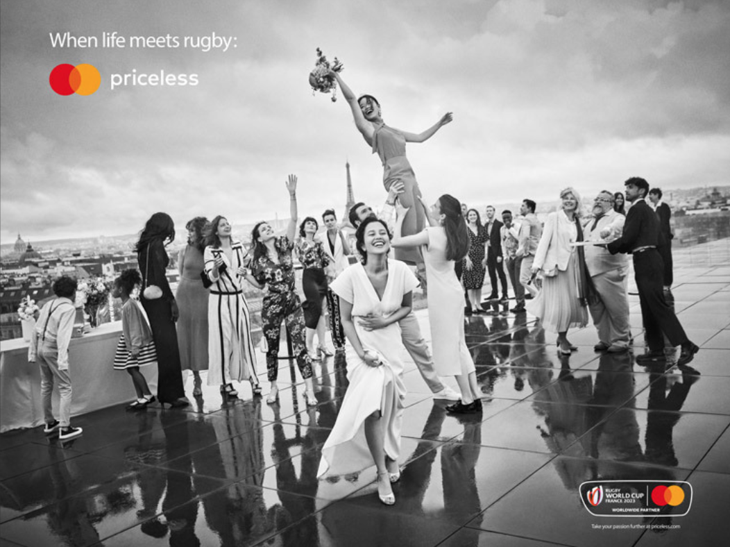 Campagne Mastercard "When Life meets Rugby" 2023